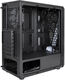 Exegate EX292858RUS Корпус Miditower ExeGate EVO-8225 (ATX, без БП, 2*USB+1*USB3.0, черный, 2 вент. с RGB подсветкой и полоса на передней панели, боковая панель - закаленное стекло)