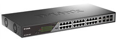 D-Link DSS-200G-28MP/A1A Настраиваемый L2 коммутатор с 24 портами 10/100/1000Base-T и 4 комбо-портами 100/1000Base-T/SFP (24 порта PoE 802.3af/at, PoE-бюджет 370 Вт, дальность до 250 м) D-Link DSS-200G-28MP/A1A Настраиваемый L2 коммутатор с 24 портами 10/100/1000Base-T и 4 комбо-портами 100/1000Base-T/SFP (24 порта PoE 802.3af/at, PoE-бюджет 370 Вт, дальность до 250 м)
