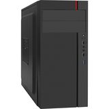 Корпус Miditower ExeGate AA-440U-AA350 Exegate EX290177RUS (ATX, AA350 8 см, 2*USB+1*USB3.0, аудио, черный)
