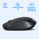 Мышь Oklick 488MW черный/черный оптическая (1000dpi) беспроводная USB (4but) {1196560}