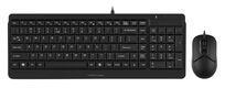 Клавиатура + мышь A4Tech Fstyler F1512 клав:черный мышь:черный USB (F1512 BLACK) Клавиатура + мышь A4Tech Fstyler F1512 клав:черный мышь:черный USB (F1512 BLACK)