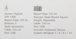 Клавиатура + мышь A4Tech Fstyler F1512 клав:черный мышь:черный USB (F1512 BLACK)