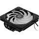 Cooler ID-Cooling IS-55 ARGB Black LGA1700/1200/115X/AM5/AM4 высота 55mm (27шт/кор, TDP 125W, PWM, 5 тепл.трубок + медная база, ARGB FAN 120mm, черный) BOX