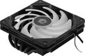 Cooler ID-Cooling IS-55 ARGB Black LGA1700/1200/115X/AM5/AM4 высота 55mm (27шт/кор, TDP 125W, PWM, 5 тепл.трубок + медная база, ARGB FAN 120mm, черный) BOX