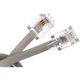 Cablexpert TC6P4C-2M Кабель.телефонный аппарат-розетка 2 м белый