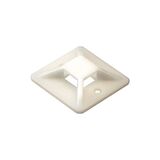 Самоклеющаяся площадка для крепления стяжек ExeGate STM3030W-100 Exegate EX293145RUS (30х30 мм, halogen free, -40&deg;C - +85&deg;C, белая, 100 шт)