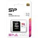 Micro SecureDigital 32GB Silicon Power SDHC Class10 SP032GBSTHBV1V20SP Elite + adapter