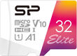 Micro SecureDigital 32GB Silicon Power SDHC Class10 SP032GBSTHBV1V20SP Elite + adapter