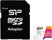 Micro SecureDigital 32GB Silicon Power SDHC Class10 SP032GBSTHBV1V20SP Elite + adapter