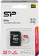 Micro SecureDigital 32GB Silicon Power SDHC Class10 SP032GBSTHBV1V20SP Elite + adapter