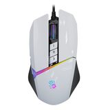 Мышь A4Tech Bloody W60 Max белый оптическая (10000dpi) USB (10but) W60 MAX (PANDA WHITE)