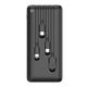 Perfeo Powerbank ABSOLUTE 10000mah In Micro usb,USB /Out USB,Micro usb,Type-C,Lightning