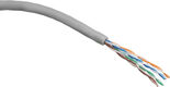 Hyperline UUTP4R-C5E-S24-IN-PVC-GY-305 (305 м) Кабель витая пара Hyperline UUTP4R-C5E-S24-IN-PVC-GY-305 (305 м) Кабель витая пара