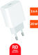 GoPower GPPD06 Type-C 20W PD3.0 белый