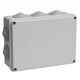 Iek UKO11-190-140-070-K41-55 Коробка КМ41244 распаячная для о/п 190х140х70 мм IP55 (RAL7035, 10 гермовводов)