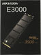 SSD M.2 HIKVision 512GB E3000 Series <HS-SSD-E3000/512G> (PCI-E 3.0 x4, up to 3500/1800MBs, 3D NAND, 224TBW, NVMe, 22x80mm)