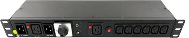 Распределитель питания Powercom MBS1607-1C19-6C13 4*Schuko+1*C19