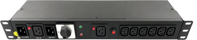 Распределитель питания Powercom MBS1607-1C19-6C13 4*Schuko+1*C19