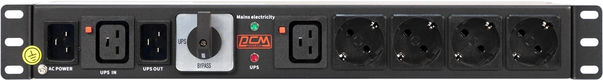 Распределитель питания Powercom MBS1605-1C19-4Schuko 4*Schuko+1*C19