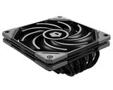 LGA1700/ 1200/ 115X/ AM5/ AM4 низкопрофильный высота 56mm BOX ID-COOLING IS-50X V3 (27шт/ кор, TDP 130W, PWM, 5 тепл.трубки прямого контакта, FAN 120mm, черный)