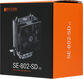 ID-COOLING SE-802-SD V3 LGA1700/1200/115X/AM5/AM4 (40шт/кор, TDP 95W, 2 тепл.трубки прямого контакта, FAN 80mm) RET
