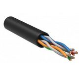 Витая пара U/ UTP кат.5E 4 х 2 х 24A WG LDPE черный ITK LC3-C5E04-139-100 (100м)