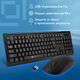 Клавиатура + мышь Oklick 230M Black