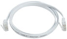 ITK PC08-C06U-2M-FL Коммутационный шнур плоский кат.6 UTP 2м белый