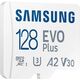 Micro SecureDigital 128GB Samsung EVO Plus Memory Card MB-MC128KA A2