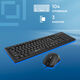 Клавиатура + мышь Oklick 600M black USB [337142]