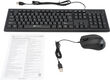 Клавиатура + мышь Oklick 600M black USB [337142]