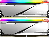 Модуль памяти Netac Z RGB 32GB (2x16GB) DDR5-6200 (PC5-49600) C32 Silver 32-38-38-96 1.35V XMP Dual DIMM Kit NTZED5P62DP-32S&nbsp;<img style='position: relative;margin:0' src='/image/only_to_order_edit.gif' alt='На заказ' title='На заказ' />
