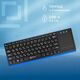 Клавиатура Oklick 830ST черный USB [1011937] {Клавиатура беспроводная slim Multimedia Touch}