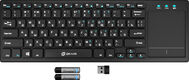 Клавиатура Oklick 830ST черный USB [1011937] {Клавиатура беспроводная slim Multimedia Touch}