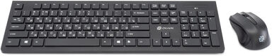Клавиатура + мышь Oklick 250M Black USB беспроводная slim [997834]