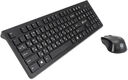 Клавиатура + мышь Oklick 250M Black USB беспроводная slim [997834]
