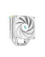 DEEPCOOL AK400 DIGITAL WH LGA1700/1200/115X/AM5/AM4 (18шт/кор, TDP 260W, PWM, Fan 120mm, 4 тепл. трубки, ARGB, белый) RET