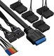 Exegate EX294967RUS Корпус Miditower ExeGate i3 BASE (ATX, без БП, с окном, 1*USB+1*USB3.0, аудио, 4 вент. 12см с RGB подсветкой)