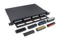 Hyperline FO-19EX-HD-1-96-UN-BK Оптическая патч-панель высокой плотности 1U