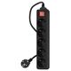 PC PET Сетевой фильтр AP01006-3-B 3м (5 розеток, EURO, EURO/RUS) PC PET Сетевой фильтр AP01006-3-B 3м (5 розеток, EURO, EURO/RUS)