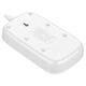 Perfeo LD_B4435 LDNIO SC4407Q/ Сетевой фильтр 2м/ 4 розетки EU_UK_US/ 2500W/ 4 USB+QC 3.0/ Выкл. на розетки/ White