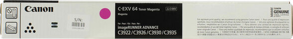 Тонер C-EXV 64 пурпурный для Canon iR ADV C3922i/3926i/3930i/C3835i 5755C002 Тонер C-EXV 64 пурпурный для Canon iR ADV C3922i/3926i/3930i/C3835i 5755C002