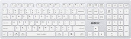 Клавиатура A4Tech Fstyler FBX50C белый USB беспроводная BT/Radio slim Multimedia (FBX50C WHITE) Клавиатура A4Tech Fstyler FBX50C белый USB беспроводная BT/Radio slim Multimedia (FBX50C WHITE)