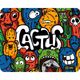 Коврик для мыши Cactus CS-MP-D03M Colorful Cacti 300x250x3мм