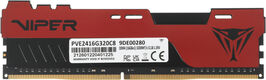 Память DDR4 16Gb 3200MHz Patriot PVE2416G320C8 RTL Gaming PC4-25600 CL18 DIMM 288-pin 1.35В Память DDR4 16Gb 3200MHz Patriot PVE2416G320C8 RTL Gaming PC4-25600 CL18 DIMM 288-pin 1.35В