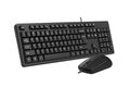 Клавиатура + мышь A4Tech KK-3330S клав:черный мышь:черный USB [1530250]