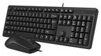 Клавиатура + мышь A4Tech KK-3330S клав:черный мышь:черный USB [1530250]