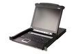 ATEN 8-Port PS/2-USB VGA Single Rail 17.3