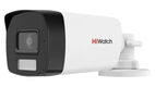 HiWatch DS-T220A (2.8mm) 2 Мп уличная цилиндрическая HD-TVI камера с гибридной подсветкой EXIR/LED до 40 м и встроенным микрофоном (AoC)