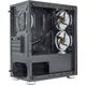 ExegateEX294382RUS Корпус Minitower ExeGate Mistery X2 (mATX, без БП, 2*USB+1*USB3.0, аудио, черный, 4 вент. 12см с RGB подсветкой, боковая панель - закаленное стекло)